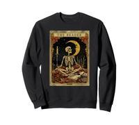 Tarot de The Reader, Amante de los Libros de Cartas, diseño de Esqueletos, Estilo gótico Sudadera
