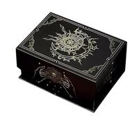 Tarot Deck Box - Magnetic Lid Display Ergonómico Lightweight | Playing Card Case Designed for Outdoor Travel Case Party Family Meditation Adivination Playing Oracle Jewelry Keepsakes