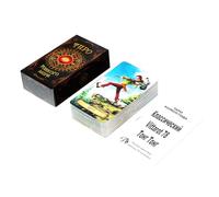 Tarot Deck Card Game, The World Oracle, 4.06x2.36in Misterious Adivination, Creative Fortune-Telling Set, Russian Edition for Family and Friends Gathering
