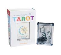 Tarot Deck Card Set, Clear Portable Tarot Cards for Beginners and Experts, Divination Tool for Spreads, Travel, Journal Prompts, Horror Themes, or Spiritual Learning 18x12.7x3.8cm