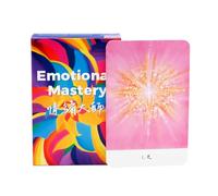 Tarot Deck, Fate Divination Game, Intuitive Use Easy Shuffle Thought Provoking Creative Design Interactive Fun Intuitive Use, English Version Party Fortune Telling Board Game for Adults