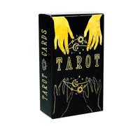 Tarot Deck for Beginners, Oracle Cards Russian Language Edition, Mystical Divination Game, 4.06x2.36 Inches Illustrated Fortune Telling Spiritual Insight, Family Nights, Gatherings