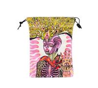Tarot Deck Holder Bag - Organizador protector de baraja para viajes, juegos, reuniones nocturnas, accesorios de adivinación de altar, accesorios de adivinación de runa y dados, joyería, Sae10#, Refer