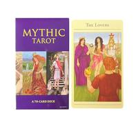 Tarot Deck - Juego de cartas de adivinación para práctica de lectura de orientación espiritual | Cartas arcanas ilustradas con símbolo místico, kit de guía de estudio de adivinación para principiantes
