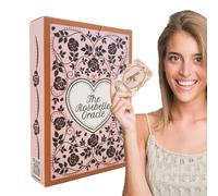 Tarot Deck - Juego de cartas Rosebelle Oracle, versión inglesa, tamaño estándar, accesorio de entretenimiento de adivinación del destino, función de stock, función de recuerdos de reunión de amigos