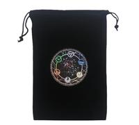Tarot Deck Pouch - Bolsa Mystic, Saco Espiritual | Caso De Oráculo Compacto, Contenedor De Suave con Ambiente Encantado Durante Las Lecturas, Sesiones De Meditación, Ceremonias De Curación O U