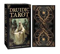 Tarot Decks - Juego de 78 piezas de adivinación de oráculo, cartas de tarot de meditación para principiantes con guía, accesorio espiritual y de entretenimiento para hombres, familiares, amigos