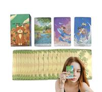 Tarot Decks, Tarots Card Guide Book, Year Theme Spirit Deck, 10,5 x 6,2 cm/4,13 x 2,44 pulgadas Pocket Size, 78 Cards for Adivination, Astrology Reading, Adventure Coated Paper