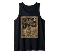 Tarot del dragón Celestial Tótem Draco Constelación Camiseta sin Mangas