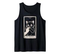 Tarot divertido gato negro - El diseño travesura Camiseta sin Mangas