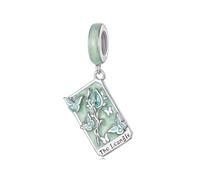 Tarot - El Traje De Varitas Charm Colgante De Plata De Ley 925 Charm Se Adapta A La Pulsera Pandora, SCC3143