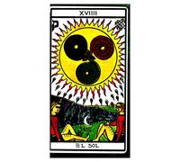 Fournier Baraja de Cartas de Tarot Esotérico Color Verde Único