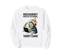 Tarot ficticio Nativo Midjourney Grim Reaper Card Sudadera