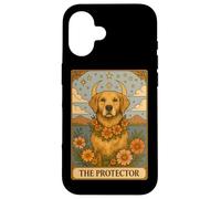 Tarot Golden Retriever The Protector Carcasa para iPhone 16