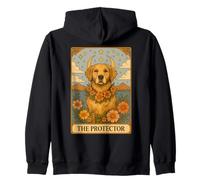 Tarot Golden Retriever The Protector Sudadera con Capucha