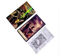 Tarot grimorio Oscuro con guía,Dark gerimoire Tarot with Guide Book,Tarot Deck,Firend GameJuguetes de adivinación