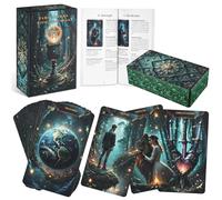 Tarot - Juego de cartas con guía para principiantes originales y únicas de tarot con guía, tamaño estándar, 78 tarjetas