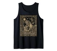 Tarot Krampus Tarot Tótem Celestial Invierno Camiseta sin Mangas