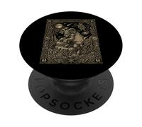 Tarot Krampus Tarot Tótem Celestial Invierno PopSockets PopGrip Adhesivo