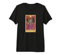 Tarot Lilith de Queen of Wands - Regalo mágico de Fuego Femenino Oscuro Camiseta Premium