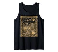 Tarot Mantis Religiosa Constelación Gótico Camiseta sin Mangas