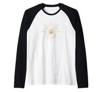 Tarot Mapa Oculto astrología gótica esotérica Camiseta Manga Raglan