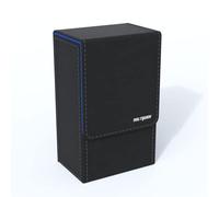 Tarot negro con interior rojo; caja plegable para cartas de tarot con cierre magnético; se adapta a barajas de cartas de tarot Rider Waite; el soporte mide tamaño estándar de 137 x 86 x 57 mm, Azul