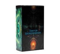 Tarot of Sacred Kingdoms, 78-Card Standard Tarot Deck, Coated Paper Divination Set: 130g Fortune Telling Game for Spiritual Readings, Parties, Intuition Practice, and Gatherings