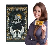 Tarot Oracle Cards Deck | Juego de tarot del Reino Solar de 78 cartas | Imágenes vibrantes baraja de oráculo psicológico para lecturas perspicaces eventos futuros y pasados, perfecto para