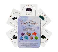 Tarot Oracle Cards, Divination Card Deck with Crystal Guide, Game Party