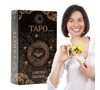Tarot Oracle Cards, Tarot Deck Cards Tarjetas rusas de la versión 78, | Juego de mazo psicológico para , futuro y visión pasada