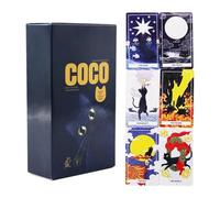 Tarot para Principiantes - Carta 78 Piezas Tema Gato 12x7cm | Herramienta de adivinación con temática de gato, 78 piezas, Tarot para principiantes con tarjetas de lectura, guía espiritual, decisiones