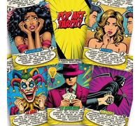 Tarot Pop Art - Cartas de Tarot Español - 78 Cartas con Significados y Guía Ilustrada - Caja Magnética - Ideal para Principiantes y como Regalo (Frances)