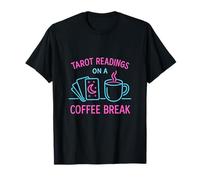 Tarot Readings Coffee Break Neon Diner Adivinación Impresión Camiseta