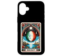 Tarot siciliano carta con luna italiana en sicilia Carcasa para iPhone 16 Plus