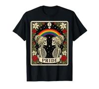 Tarot Skeleton Lesbian Pride LGBTQ Equal Rights Transgender Camiseta