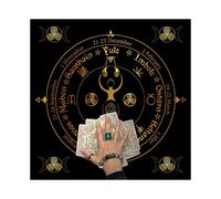 Tarot Tablecloth Mat Constellation Divination Altars Cloth Witchcraft Supplies Board Game Astrologys for Oracles Card