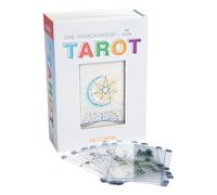 Tarot Tarjeta - Deck Tarot Card Elegant Transparent Tarot | Incluye guía de cartas de tarot | Tarjetas de tarot transparentes tridimensionales únicas para expertos Dirigidos Travel Christmas Horror Te