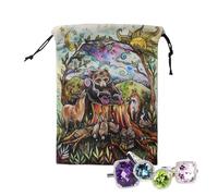 Tarot Tarot - Bolsas de juego de tarot de impresión de doble cara - Bolsas de juego de tarot, bolsas de terciopelo, bolsa de regalo para cristales, dados, joyas, Sxf13#, Se référer au descriptif
