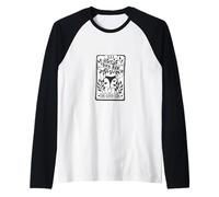 Tarot The Good Girl/Sumisa Femenina/Tarot Kink Witch Camiseta Manga Raglan