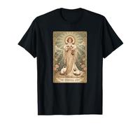 Tarot The Ragdoll Lady Art Nouveau para Amantes de Gatos Camiseta