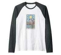 Tarot The Star/Carta Star Man/Baraja mágica Arcana Camiseta Manga Raglan