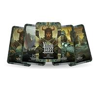 Tarot Vikingos - Cartas nórdicas - Arcanos mayores - Runas - Cartas del tarot nórdico | Baraja de cartas de tarot de adivinación para principiantes | Auténtica experiencia de tarot - Juego de 24