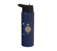 Tarot World The World Astrología Esoterismo Arcanos Stainless Steel Insulated Water Bottle
