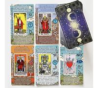 Tarotika Tarocchi - Mazzo de Cartas Italianas para Aprender Lectura Fácil y Rápida con Significados en Italiano, Significados Inversos, Sí o No, Horóscopos, Planetas y Chakras