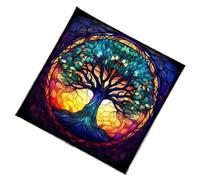 Tarots Mantel Círculos Árbol Patrón Astrología Altares Datos de Tela Tarjetas Mesa Tapiz Brujería Suministro altares Tarjeta de Tarot