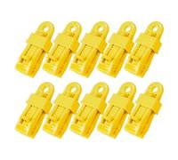 Tarp Clamps - PP 8,2 cm, 10 unidades Tarp Tie Down Clips, Anti Slip Teeth, Adjustable Grip | Windproof Tarps Hooks, Camping Tarps Clips For Canopy, Tent, Pool Cover, Truck, Patio, Picnic, Outdoor