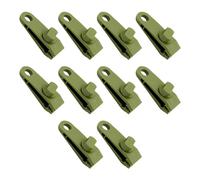 Tarp Clips, Lock Grip Fasteners, Adjustable Holding Clamps, Secure Bite Design, 10-Piece Set, for Outdoor Fabric, Camping Patio, Beach Garden, Fishing Picnic Backyard Use
