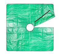 Tarp for Trimming with 30 Cm Hole -garden Tree Pruning Waterproof Tarp,stand Up Fasten Around Trees
