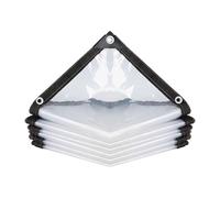 Tarp Heavy Duty - Cubierta de PVC transparente impermeable, lámina duradera de 150x250 cm, protección UV resistente a la intemperie | Recinto transparente resistente para patio, jardín, invernadero, p